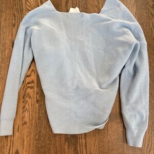 Off the Shoulder Blue Sweater NWT